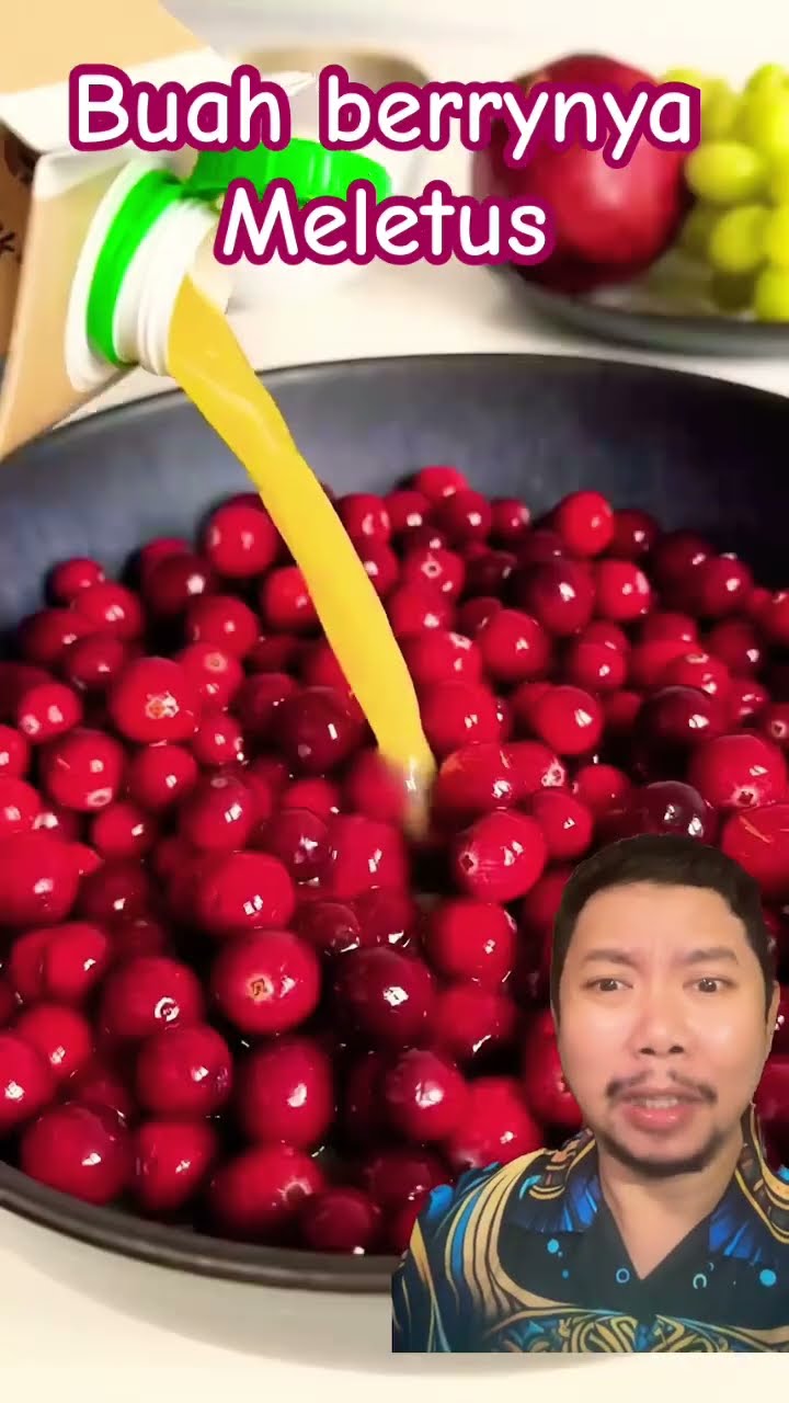 BUAH BERRYNYA MELETUS DEH!!?! #raspberry #recipe #food #fruit #shorts