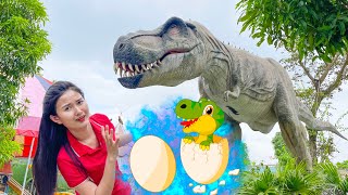 Changcady lạc vào thế giới khủng long, tìm mẹ cho khủng log con
