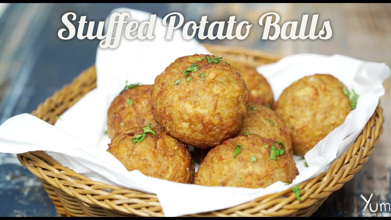 Stuffed Potato Balls Stuffed Potato Balls Recipe How To Make