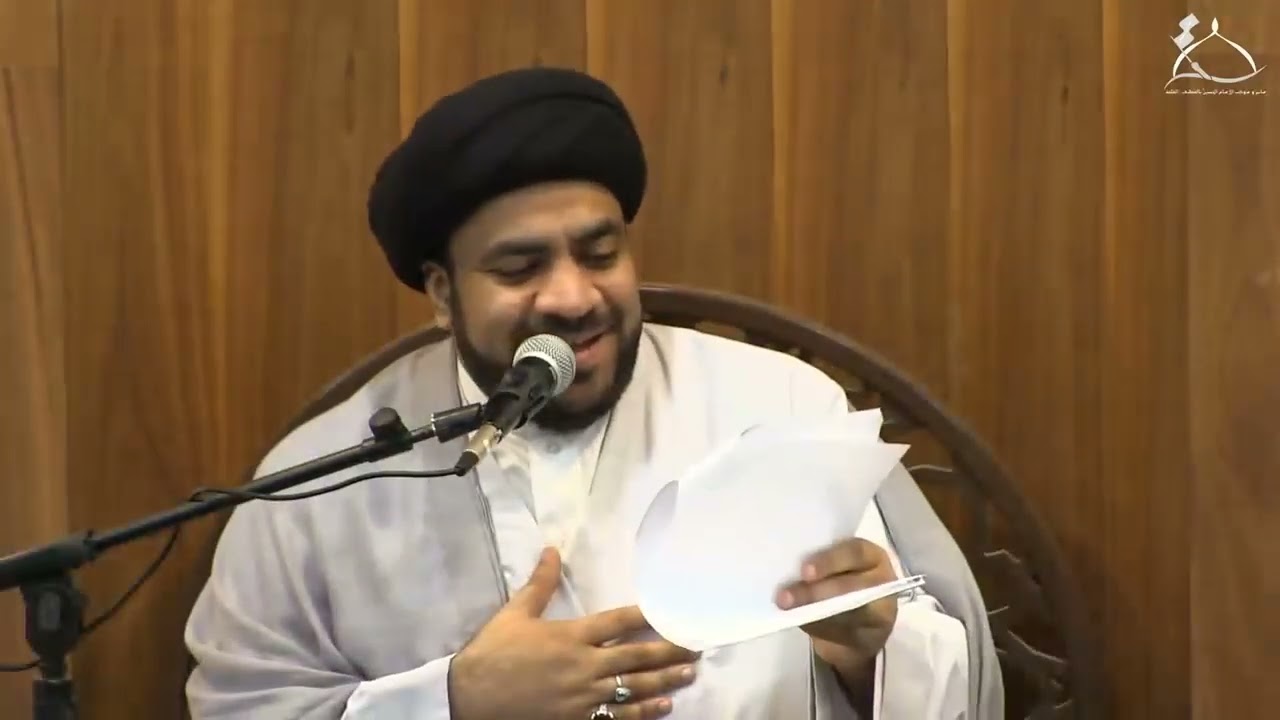 مولد العباس | استعراض التساؤلات حول روايات توسل بعض الملائكة بالامام الحسين | السيد مجاهد الخباز