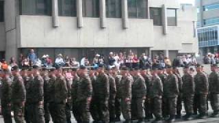 Canadian Army during Calgary Stampede parade 2009