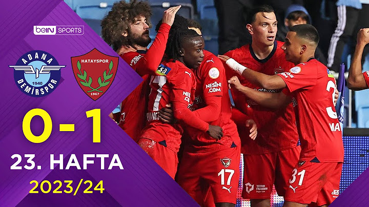 Yukatel Adana Demirspor (0-1) Atakaş Hatayspor | 23. Hafta - Trendyol Süper Lig 2023/2024