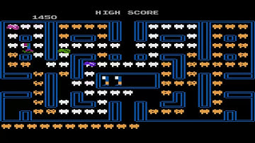 ATARI 8BIT PLAQUE MAN ~ PACMAN PAC MAN CLONE 1983 HOMECOMPUTER SOFTWARE ELEMENTS XL XE 400 600 800