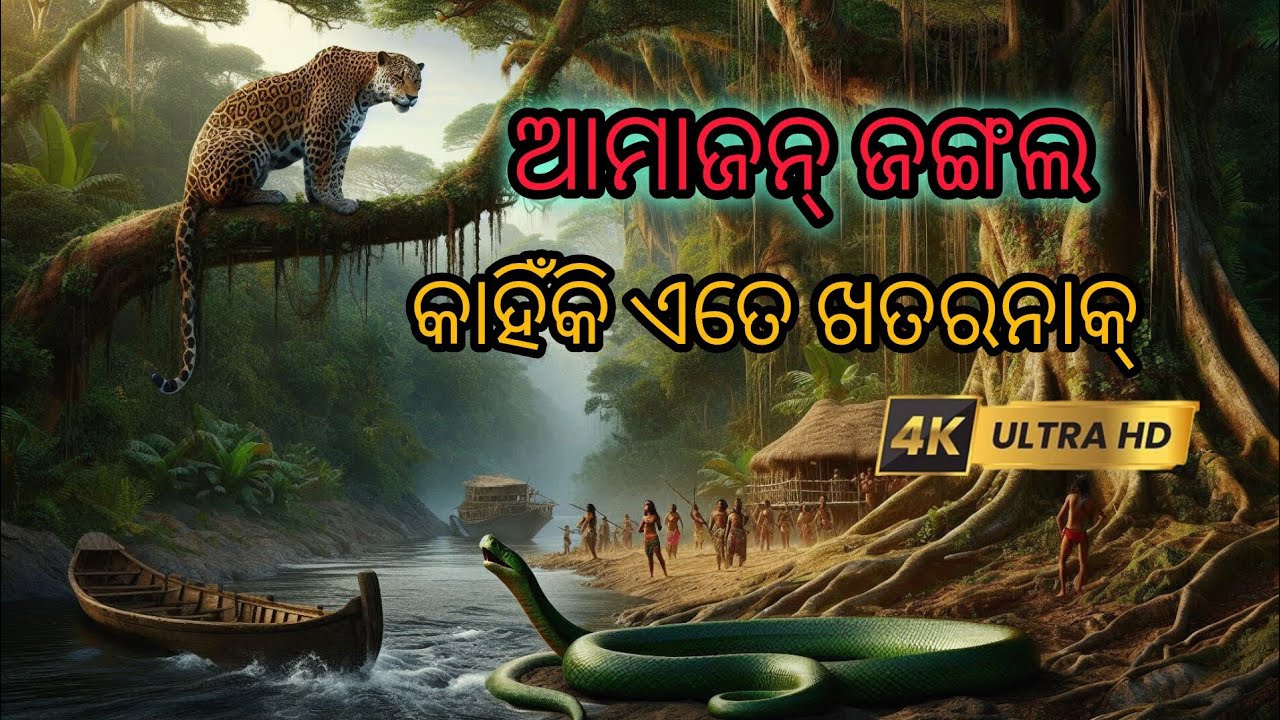 Amazon Jungle Rahasya Odia || ଆମାଜନ୍ ଜଙ୍ଗଲ ରହସ୍ୟ ଓଡ଼ିଆ || Amazon rainforest most dangerous