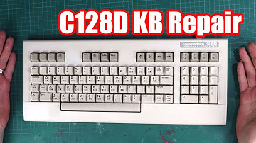 Commodore 128D Keyboard Repair