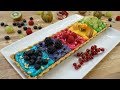 Tartaleta de fruta ARCOÍRIS / Crema pastelera / El Rincón de Belén