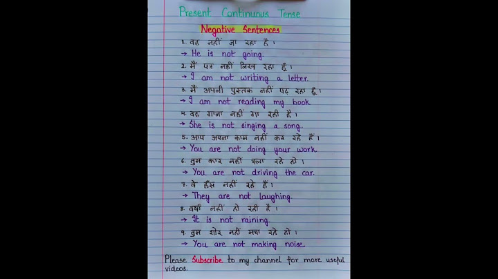 Negative Sentences-Present Continuous Tense #shorts#viral#trending#subscribe#shortvideo#english