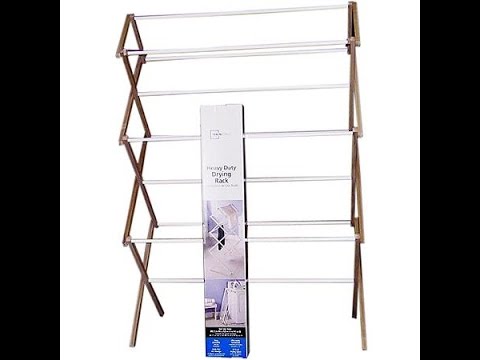 Mainstays Silver Deluxe Knockdown Metal Drying Rack 