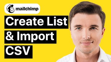 Een lijst maken en een CSV-bestand importeren in MailChimp