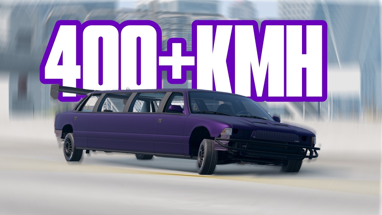 400KM/H Limo Shouldn’t Exist… (BeamNG Moments w/ Friends)