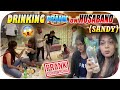 Drinking prank on husband sandy  prank gone wrong  mr sandy officials  prankonhusband