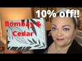 Bombay & Cedar + 10% off November 2020