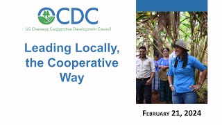 Leading Locally, the Cooperative Way