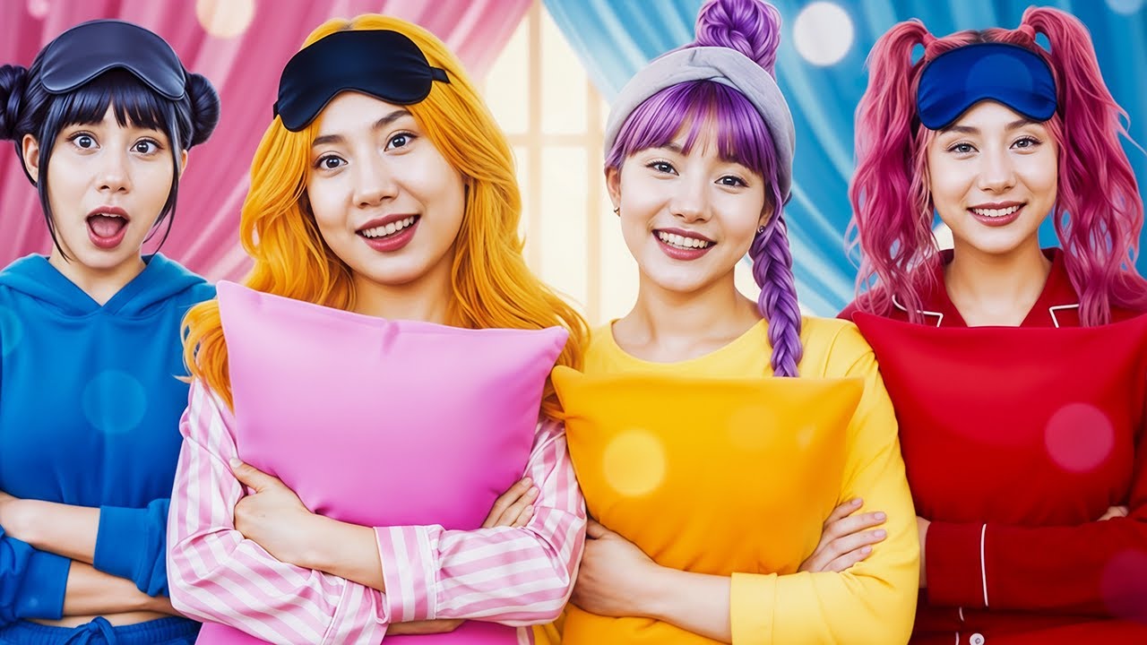 دمية صغيرة تتظاهر بأنها نجمة للانضمام إلى حفلة مبيت صائدي شياطين الكيبوب! | Baby Doll Arabic