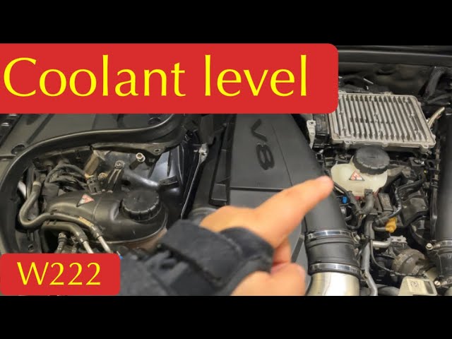 How to check coolant level, Antifreeze level check