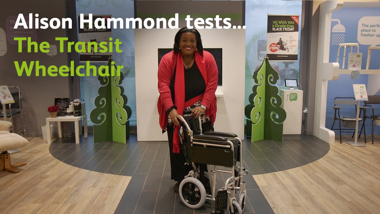 Alison Hammond Tests…The Superlight Transit Wheelchair