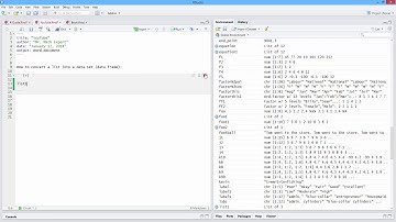 How to Convert a List into a Data Set (Data Frame) in R. [HD]
