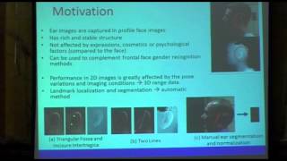 ICB-2013: Oral session 4: Soft Biometrics