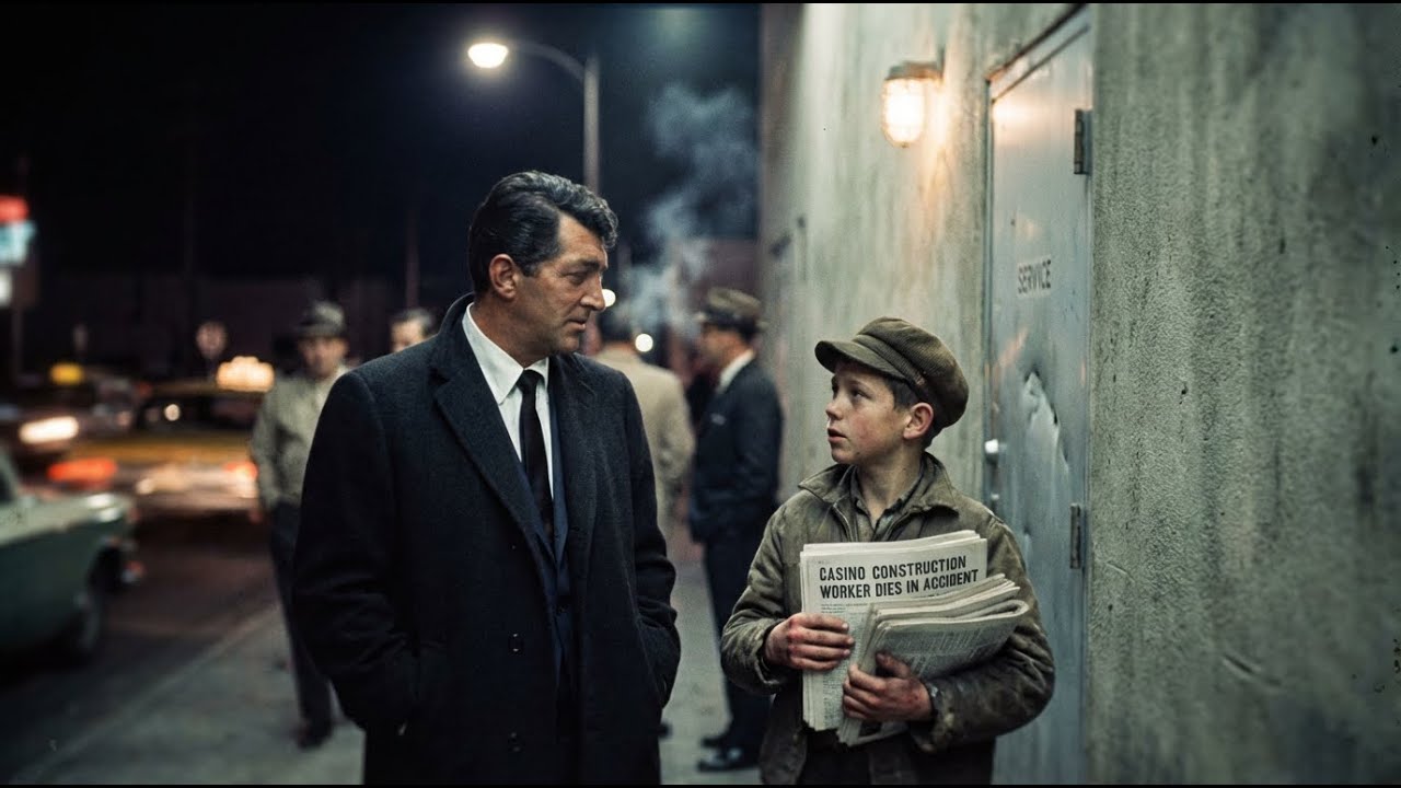 A Kid Sold Newspapers Outside the Casino — Dean Martin Bought Every Copy
