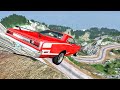 Realistic Cliff Drops #17 - BeamNG Drive Crashes | CrashBoomPunk