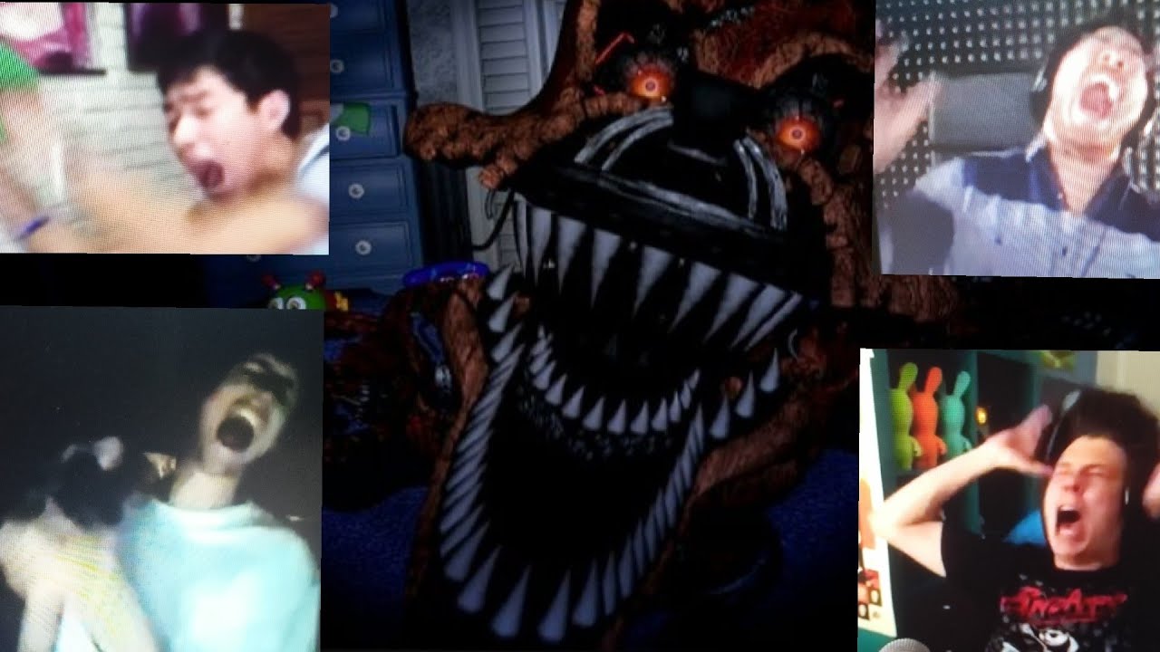Лучшие пугалки от стримеров и ютуберов в FNAF 4