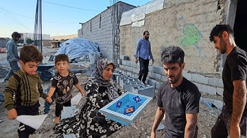 Building and Surviving with the Saleh and Sadri Nomadic Family: Beautiful Gardening in the Backyard