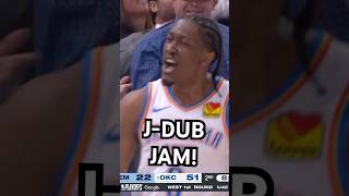 Famous Jalen Williams throws down the dunk to cap off the 30-5 run! Net Worth