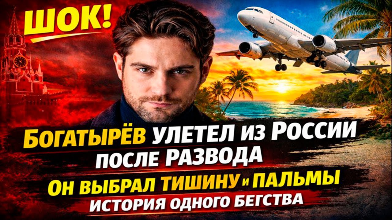 Богатырёв сбежал из России? Развод, Таиланд и странное молчание