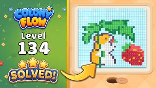 Colony Flow! - Level 134 Walkthrough 🧩 | Solution & Gameplay (ABI GAMES) 🐜