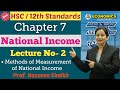 Economics || National Income || Chapter 7 | Class 12th | Lecture No. 2 | Prof. Nazneen Shaikh |