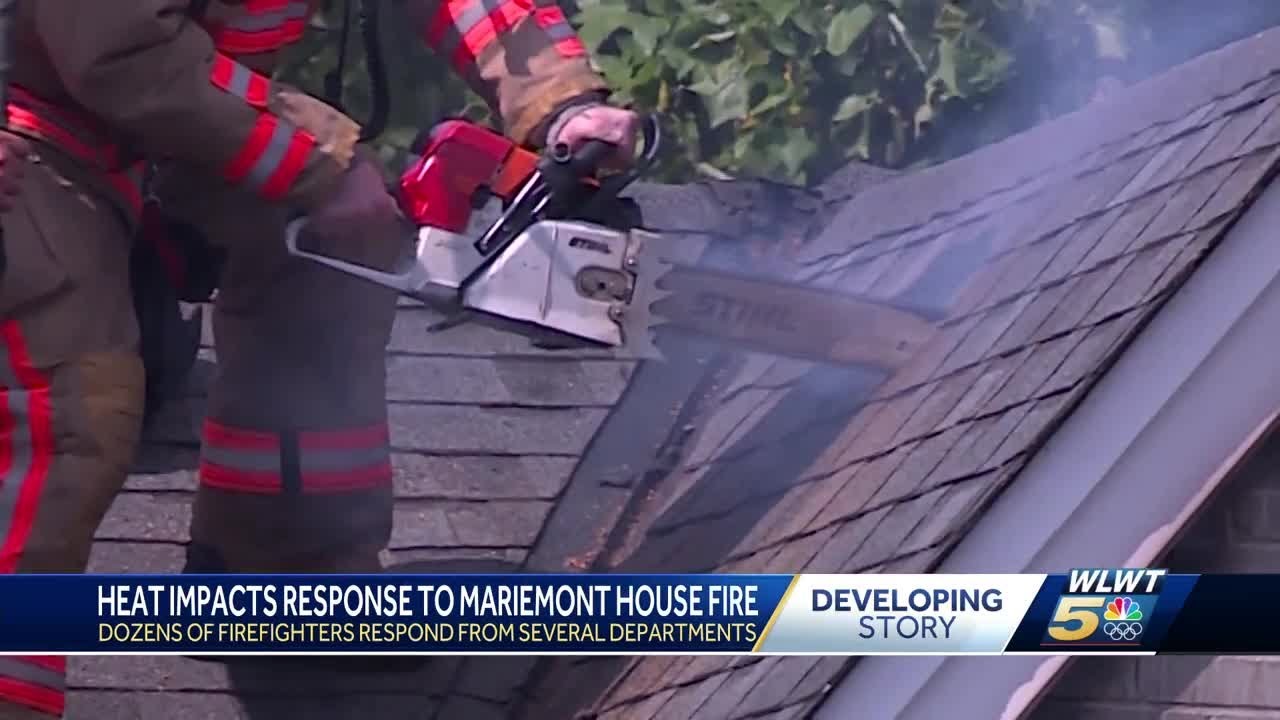 More than 40 firefighters called to battle house fire in Mariemont ...