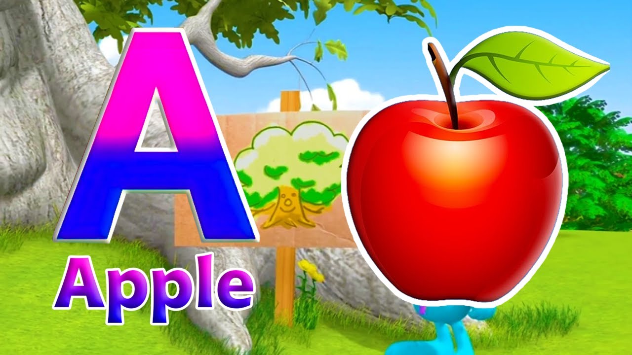 Phonics Song 2 with TWO Words in 3D - ABC Alphabet Songs A For Airplane & Sounds For Kids NEW 1203