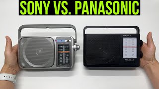 Sony ICF-506 vs Panasonic RF-2400D AM FM Radios Compared