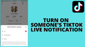How To Turn On Live Notifications On Tiktok