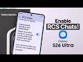Samsung S26 Ultra: How to Turn ON RCS Chats [Enable Chat Features]