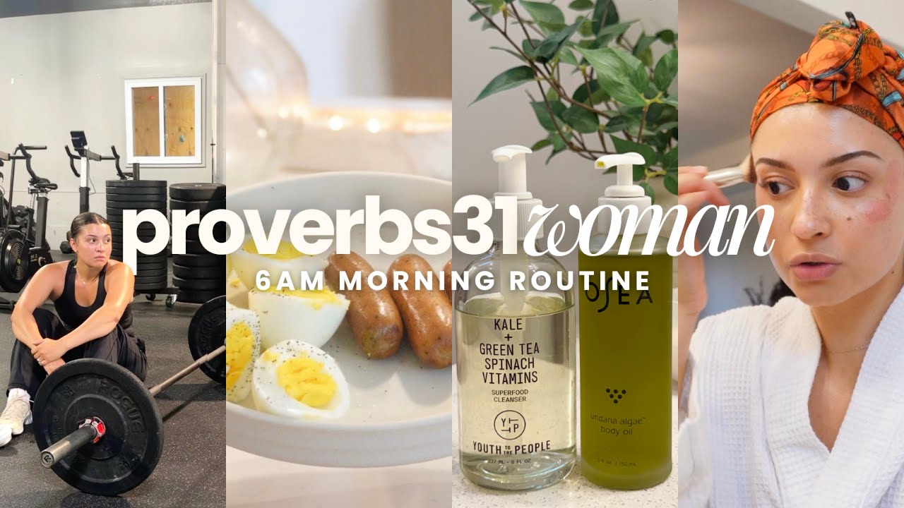 MY 6AM PROVERBS 31 WOMAN MORNING ROUTINE| this will *motivate* you to have productive mornings!