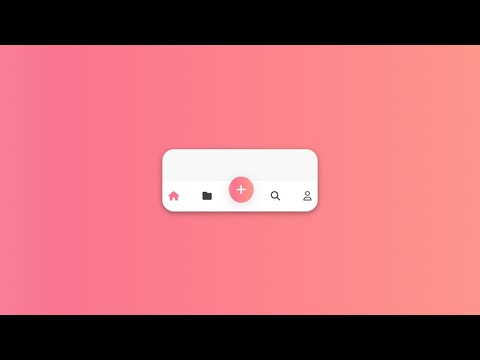 Responsive Bottom Navigation Bar Using HTML CSS & JavaScript #coding