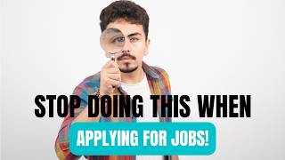 Top Job Application Mistakes You Must Avoid | How To Write A Resume | Ai For Job Application