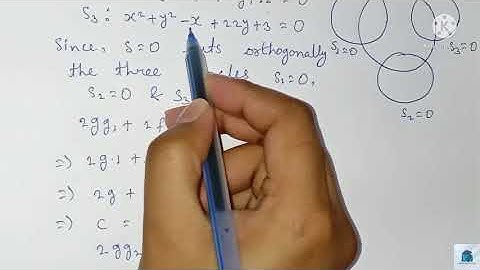 Find the equation of the circle which cuts orthogonally the three circles x^2+y^2+2x+17y+4=0,x^2+y^2