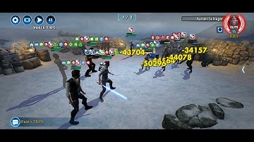 SWGoH TB RotE P5 MS Enfys-Nest-CM JKCK (triple omi) w/ Rey, Han, Chewie, C-3PO