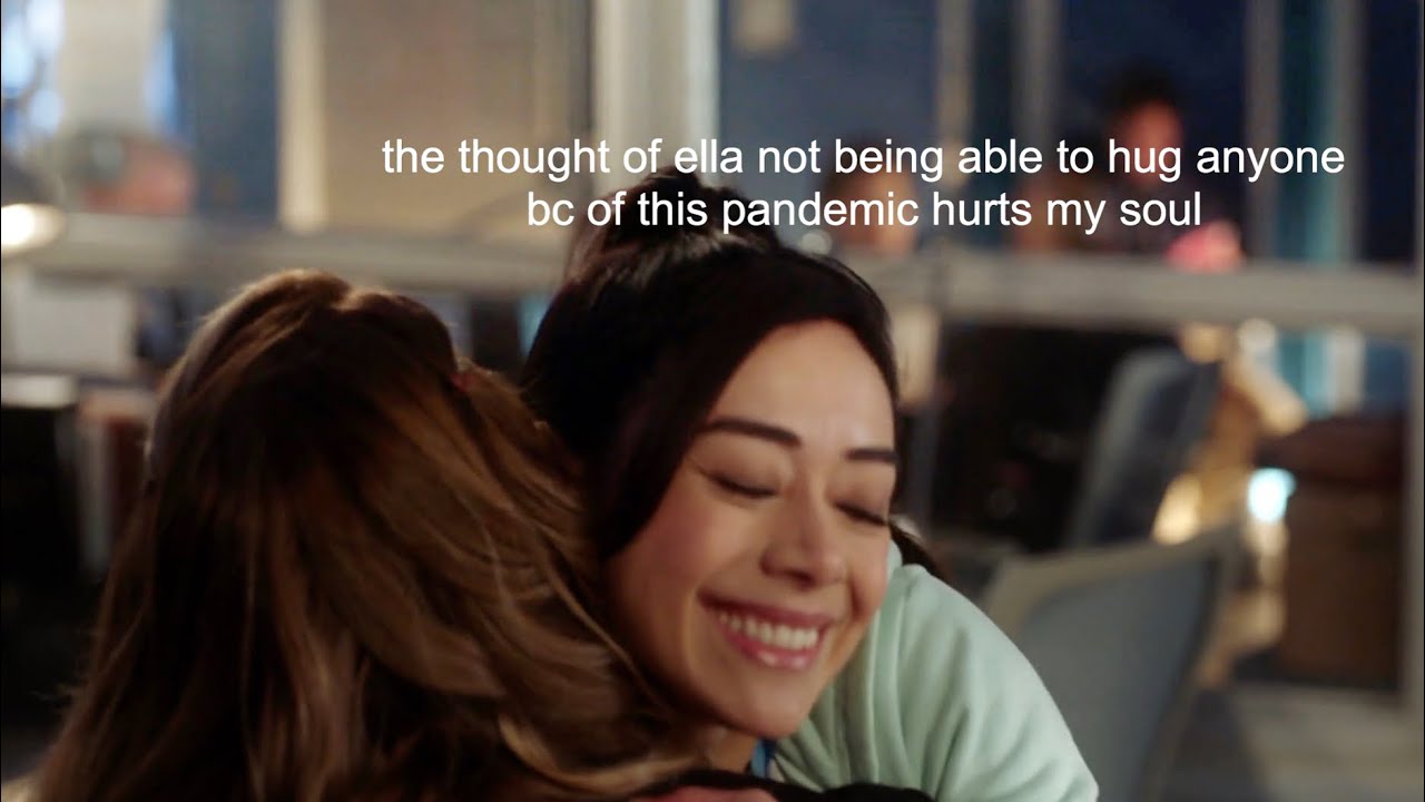 ella lopez hugging everyone on lucifer for 4 seasons straight