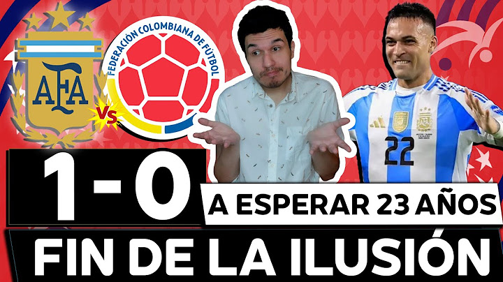 ARGENTINA 1 COLOMBIA 0⚡FINAL COPA AMÉRICA USA 2024🔥SE ACABÓ LA ILUSIÓN🔥ETERNOS ANIMADORES🔥