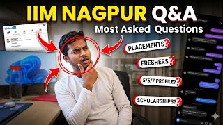 My First Qu0026a  Iim Nagpur  Freshers Placements Hostels Scholarships U0026 Profiles 
