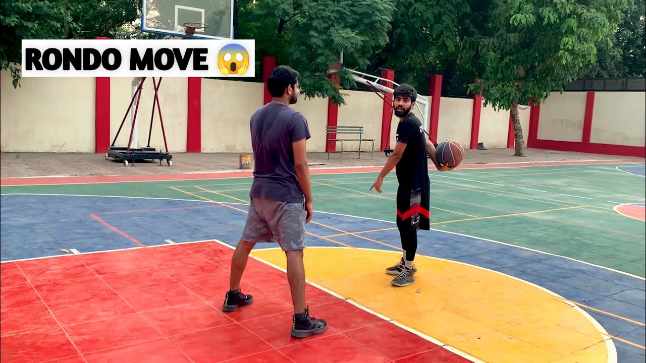 Rajon Rondo fake behind the back pass tutorial in Hindi | India basketball