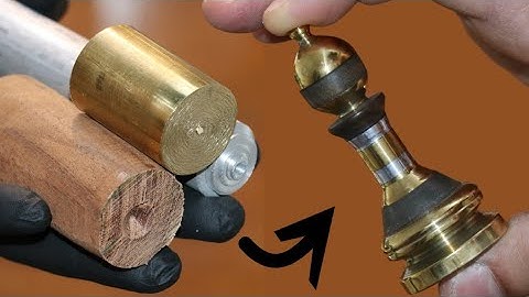 Making a Awesome Part On The Lathe ( Pawn Chess )