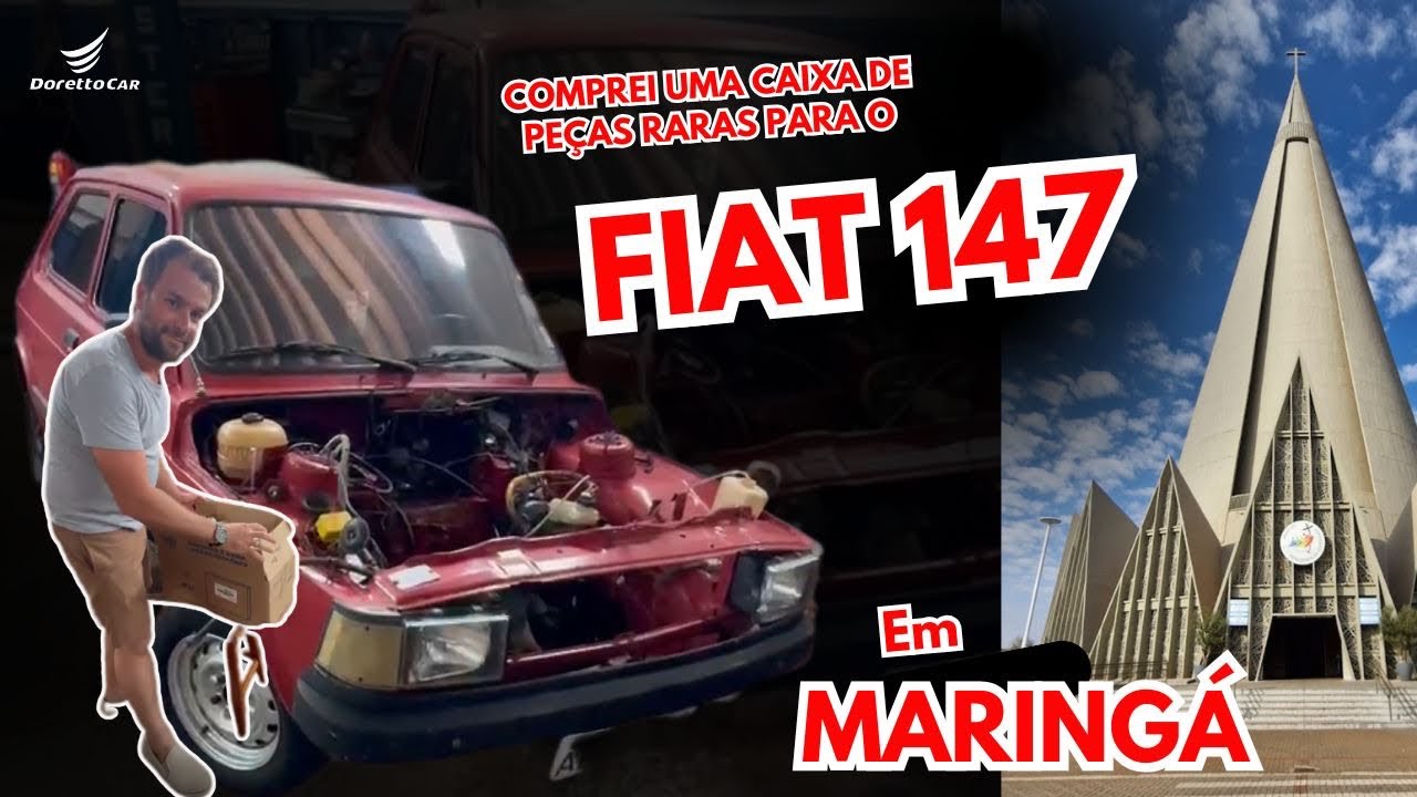 Busquei uma Caixa de peças RARAS para o Fiat 147 em Maringá! - YouTube