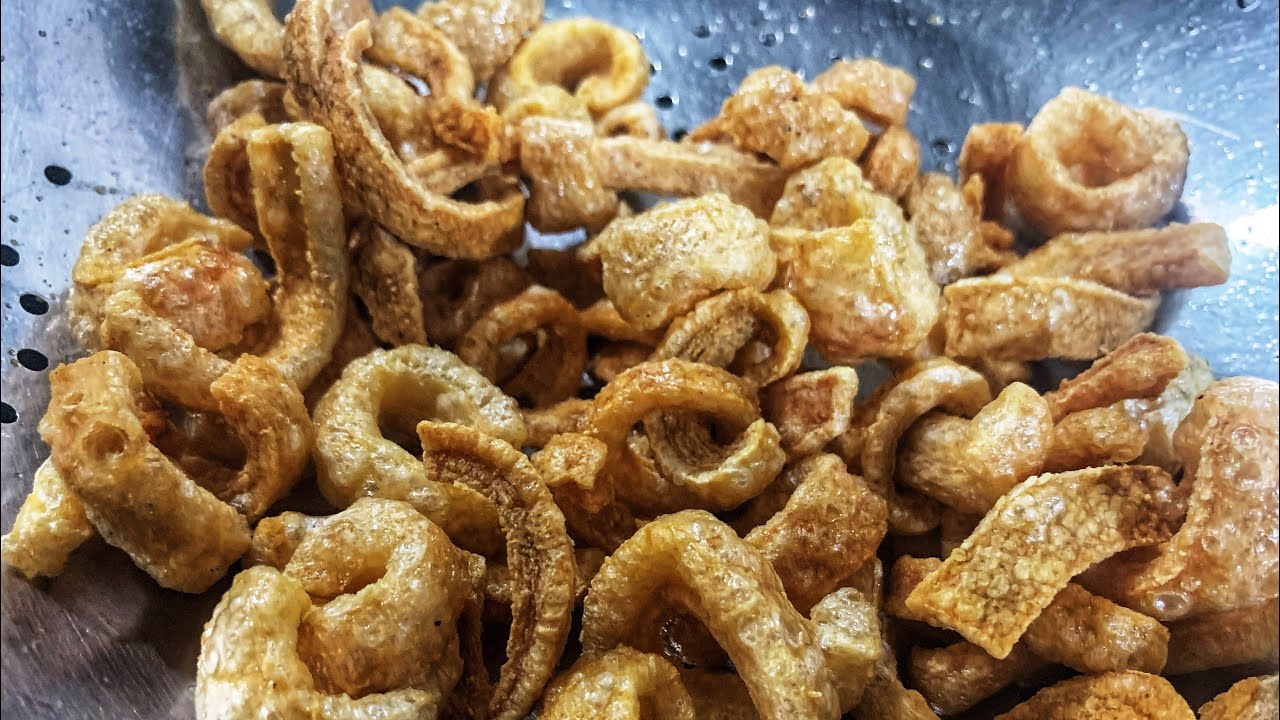 Bite size Belly Skin Chicharon rekta proseso