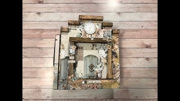 TUTORIAL MINTAY LIFE STORIES 3D LARGE ALBUM PART 1 | SHELLIE GEIGLE | J&S HOBBIES AND CRAFTS