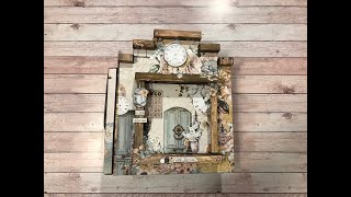 TUTORIAL MINTAY LIFE STORIES 3D LARGE ALBUM PART 1 | SHELLIE GEIGLE | J&S HOBBIES AND CRAFTS