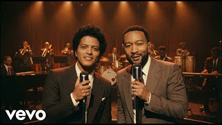 Bruno Mars ft John Legend - When Two Hearts Agree (Original lyric video)